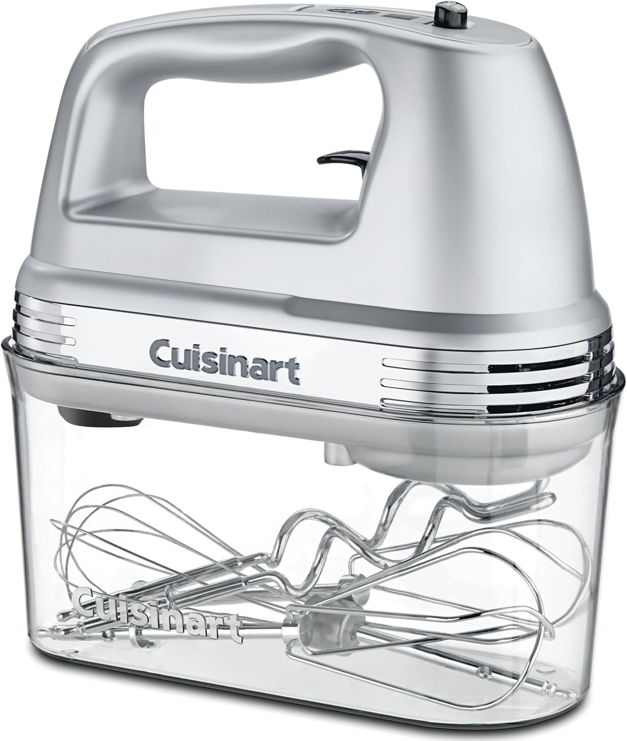 Cuisinart 6-Piece 9-Speed Electric Hand Mixer with Storage Case, HM-90BCS Brushed Chrome