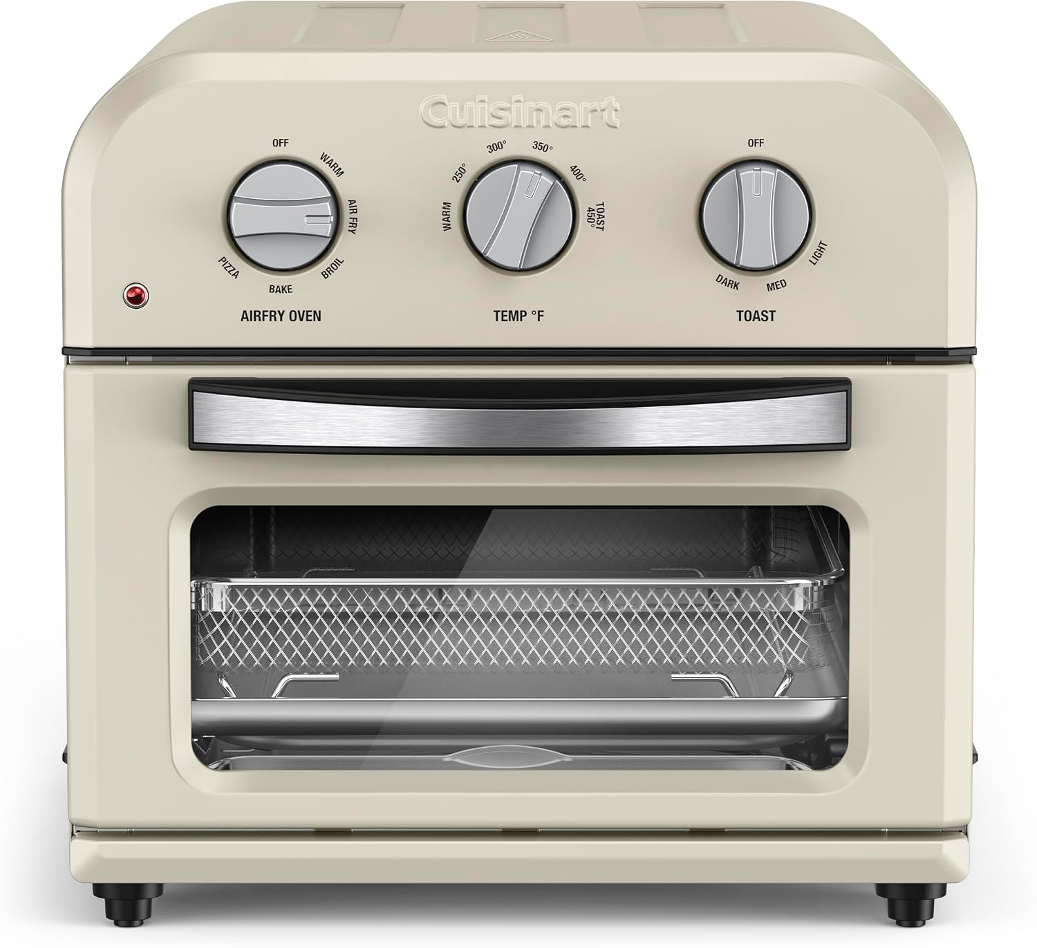 Cuisinart Air Fryer Toaster Oven, Compact 6-in-1, Tahini, TOA-26