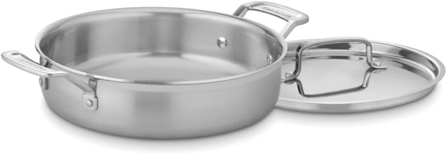 Cuisinart MultiClad Pro Stainless 3-Quart Casserole with Cover Casserole w/Cover