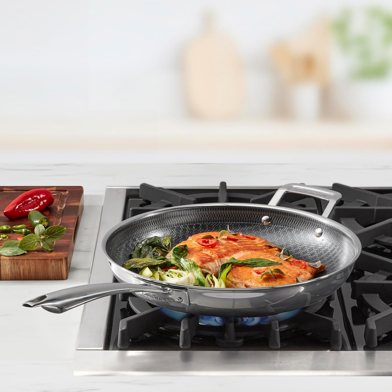 Cuisinart FusionElite+ Skillet, Hybrid Tri-Ply, 12”, FTPS22-30H