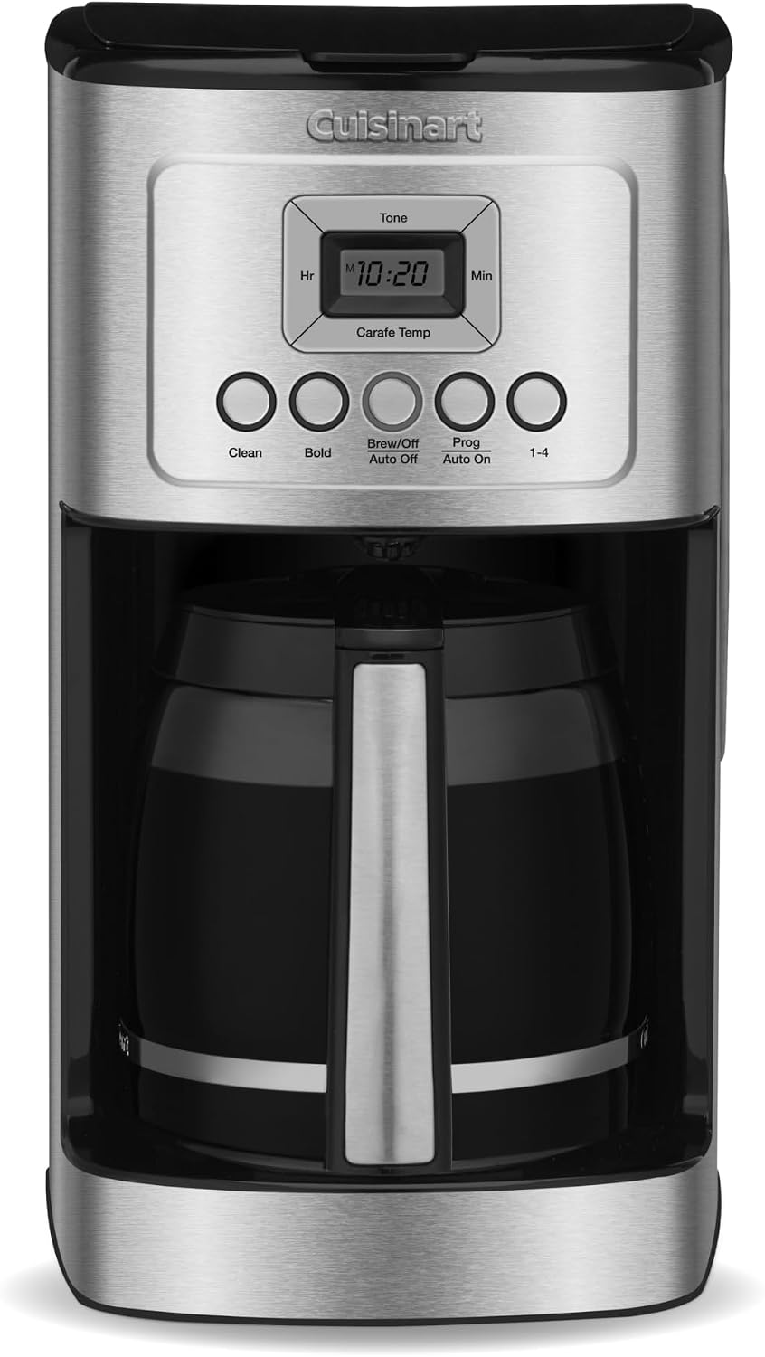 Cuisinart PerfecTemp 14-Cup Programmable Drip Coffee Maker, DCC-3200NAS Stainless Steel