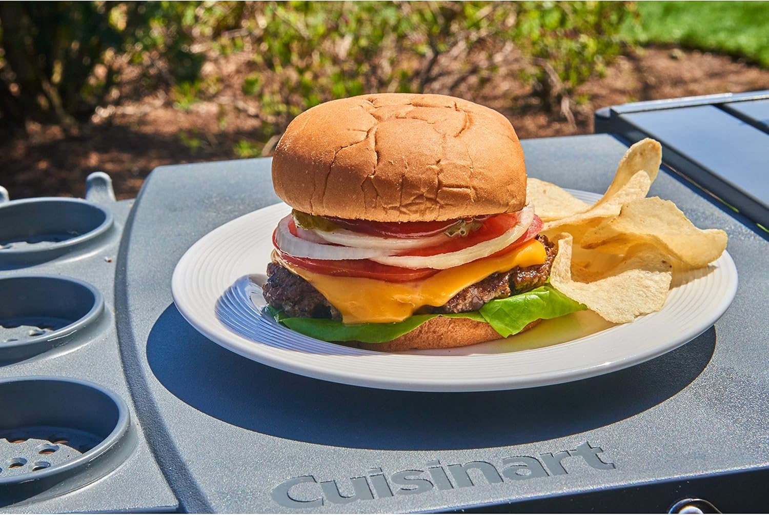 Cuisinart Smash Burger Kit w/Burger Press, Spatula, Shaker & Patty Papers